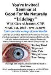 Good For Me "Iridology" March 1, 2018